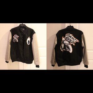 Marvel Ghost Rider Varsity Jacket Size XL